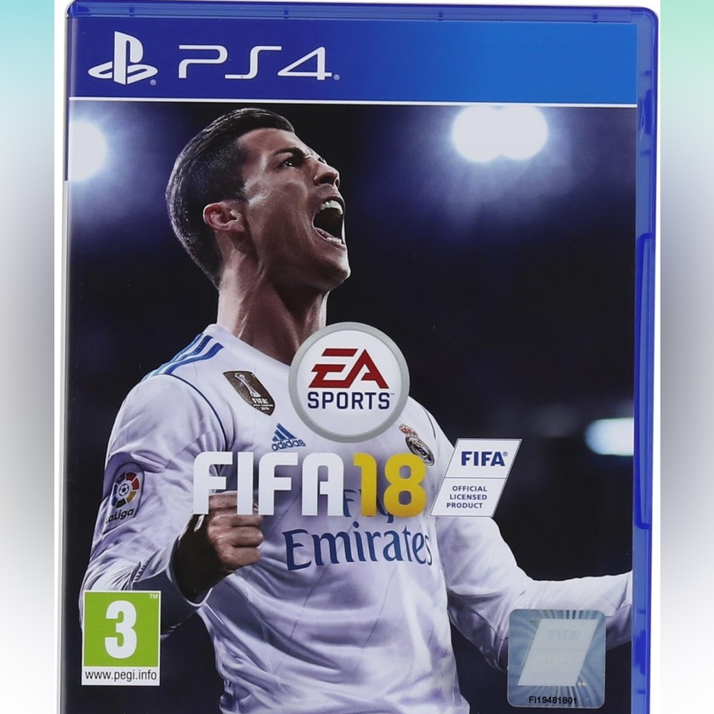 FIFA 18 for PS4 - Blue Case